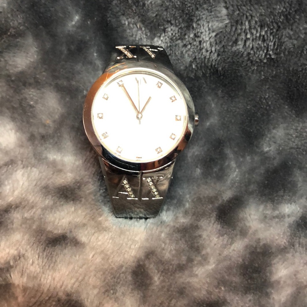 Armani Exchange silver watch